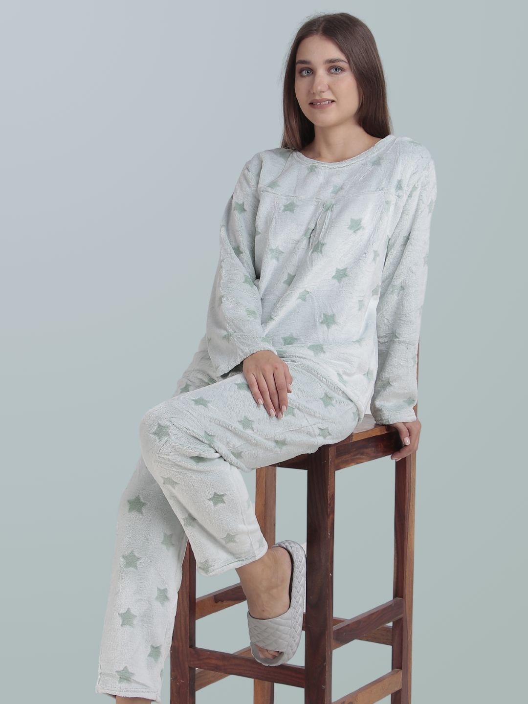Dreamy Green Nightsuit Set