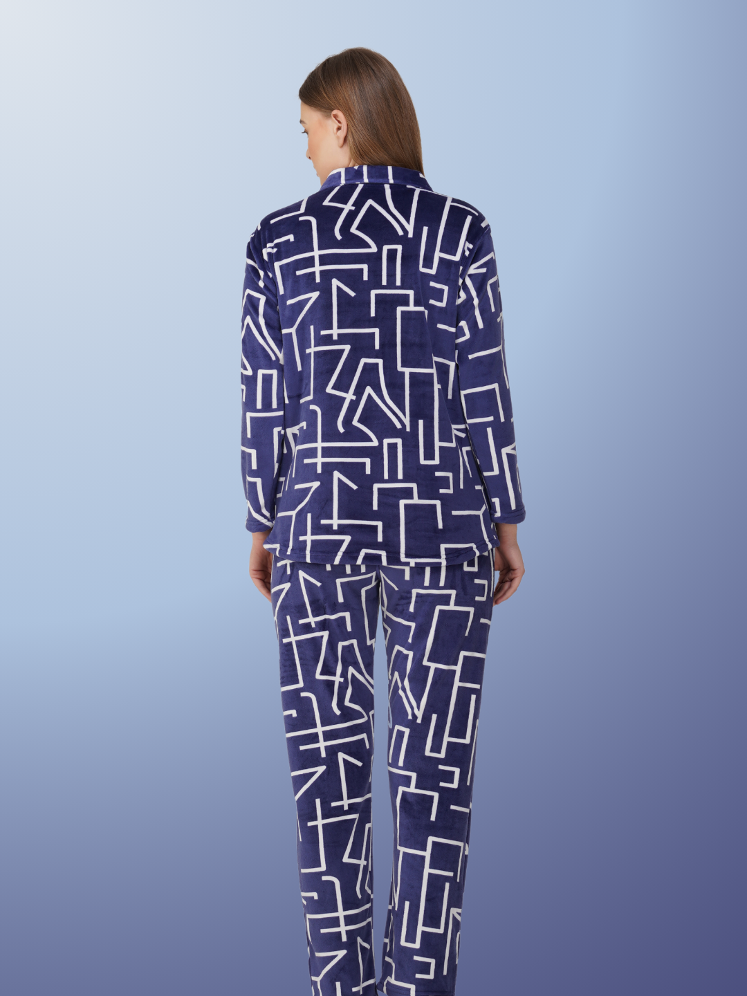 Aqua Stripes Nightsuit
