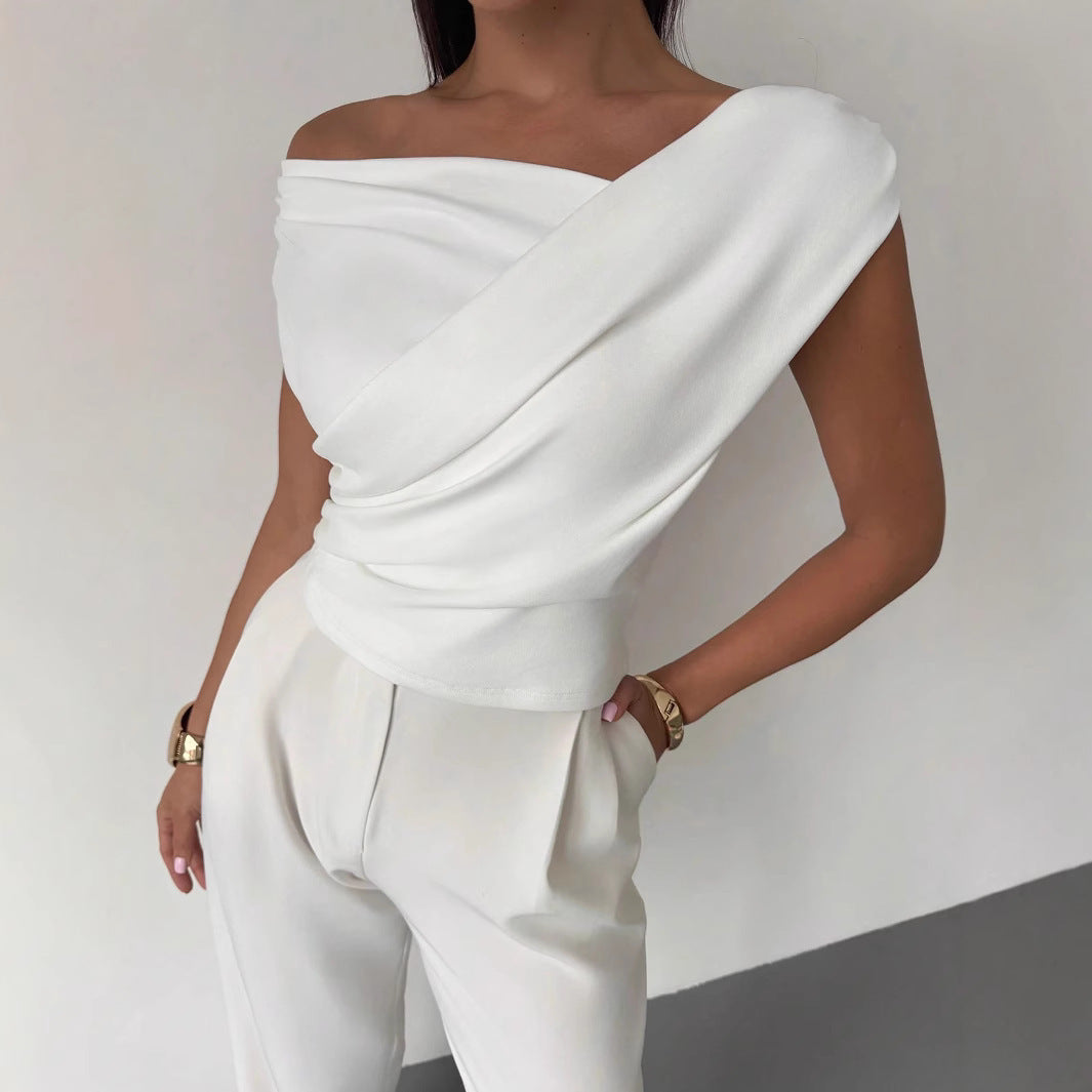 Off Shoulder Top: White