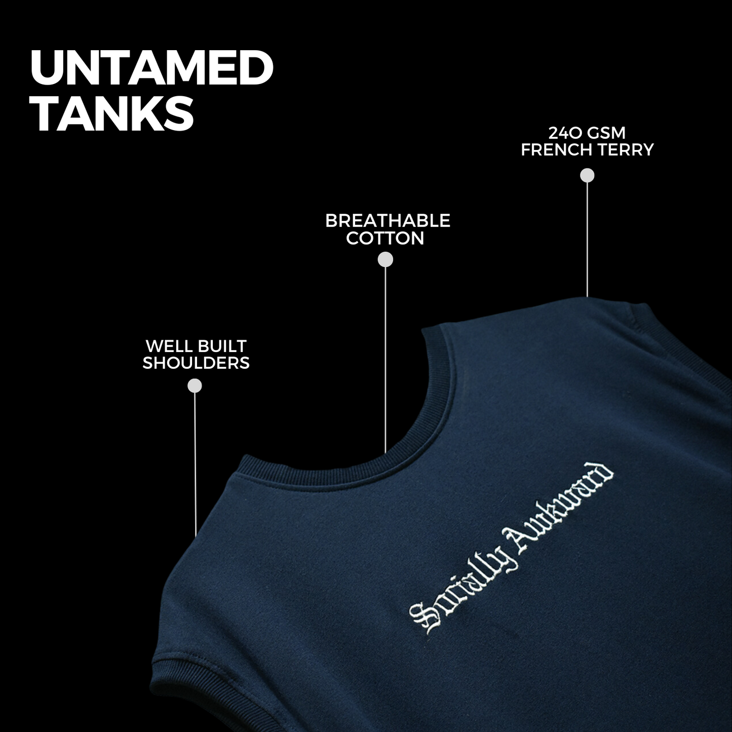 SOCIALLY AWKWARD TANK (MEN)