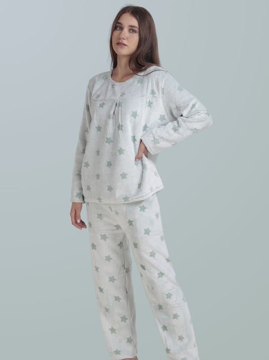 Dreamy Green Nightsuit Set